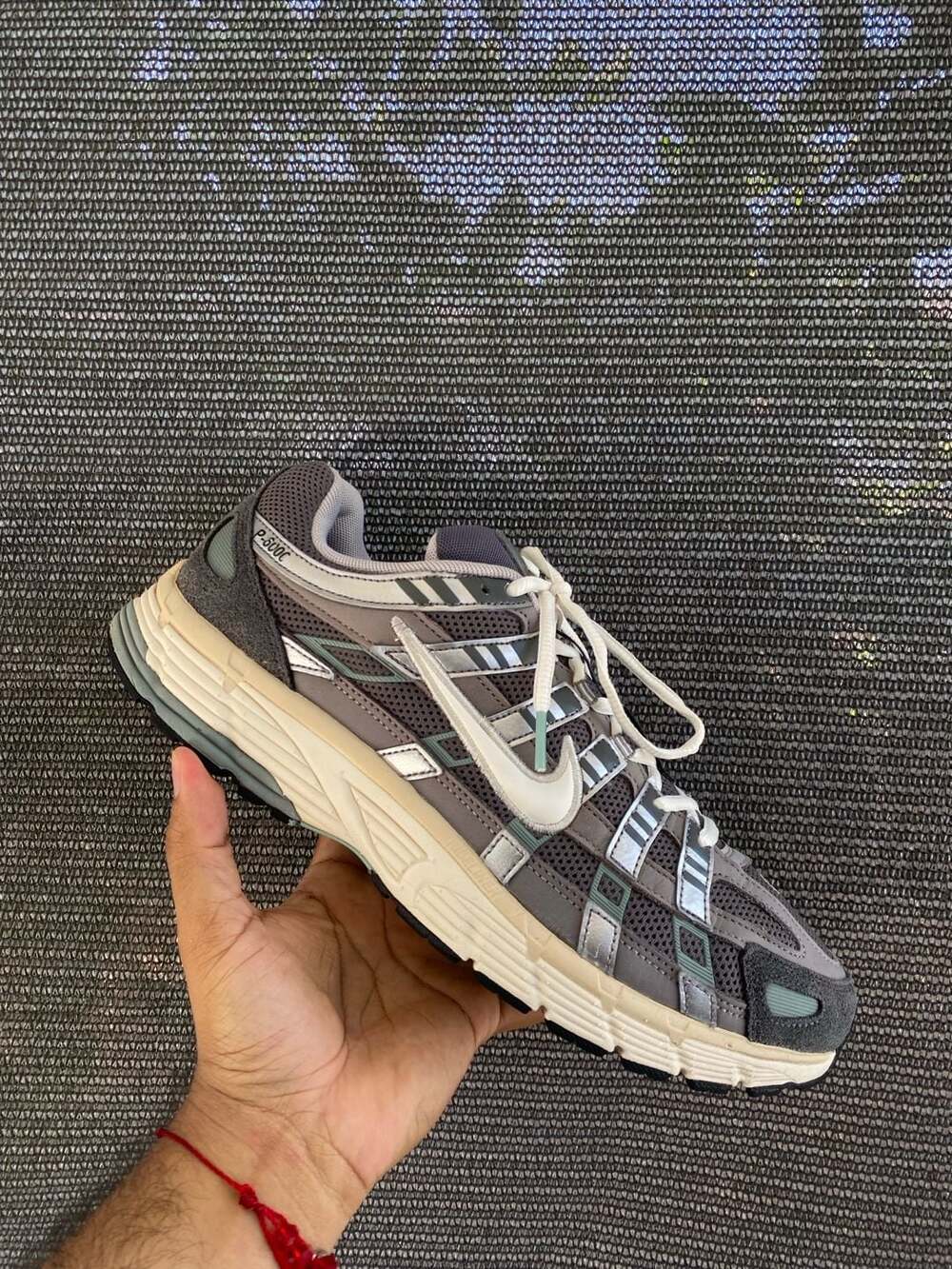 Nike P-6000 Flat Pewter Metallic Silver Grey Sneakers